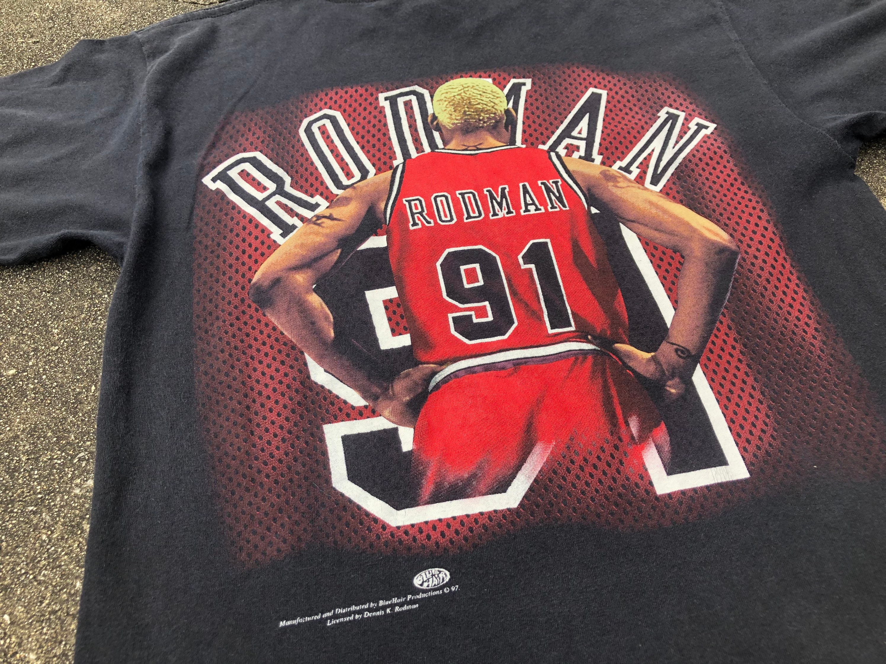 DENNIS RODMAN 91 Tシャツ VTG 1997 Dennis Rodman 91 T-shirt - Etsy