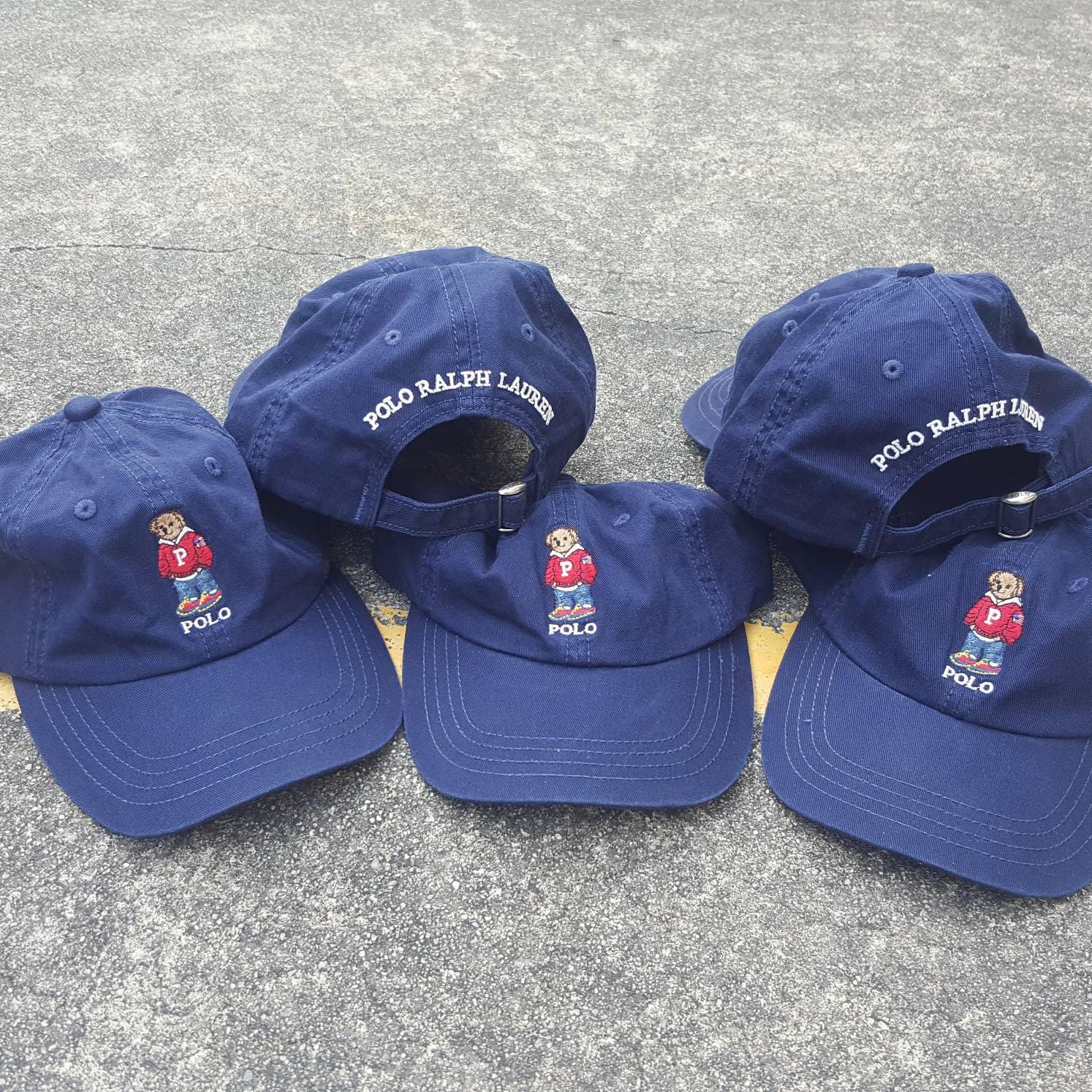 VTG POLO Ralph Lauren Polo Bear Cap Lolife 90s Cap Thrifted by