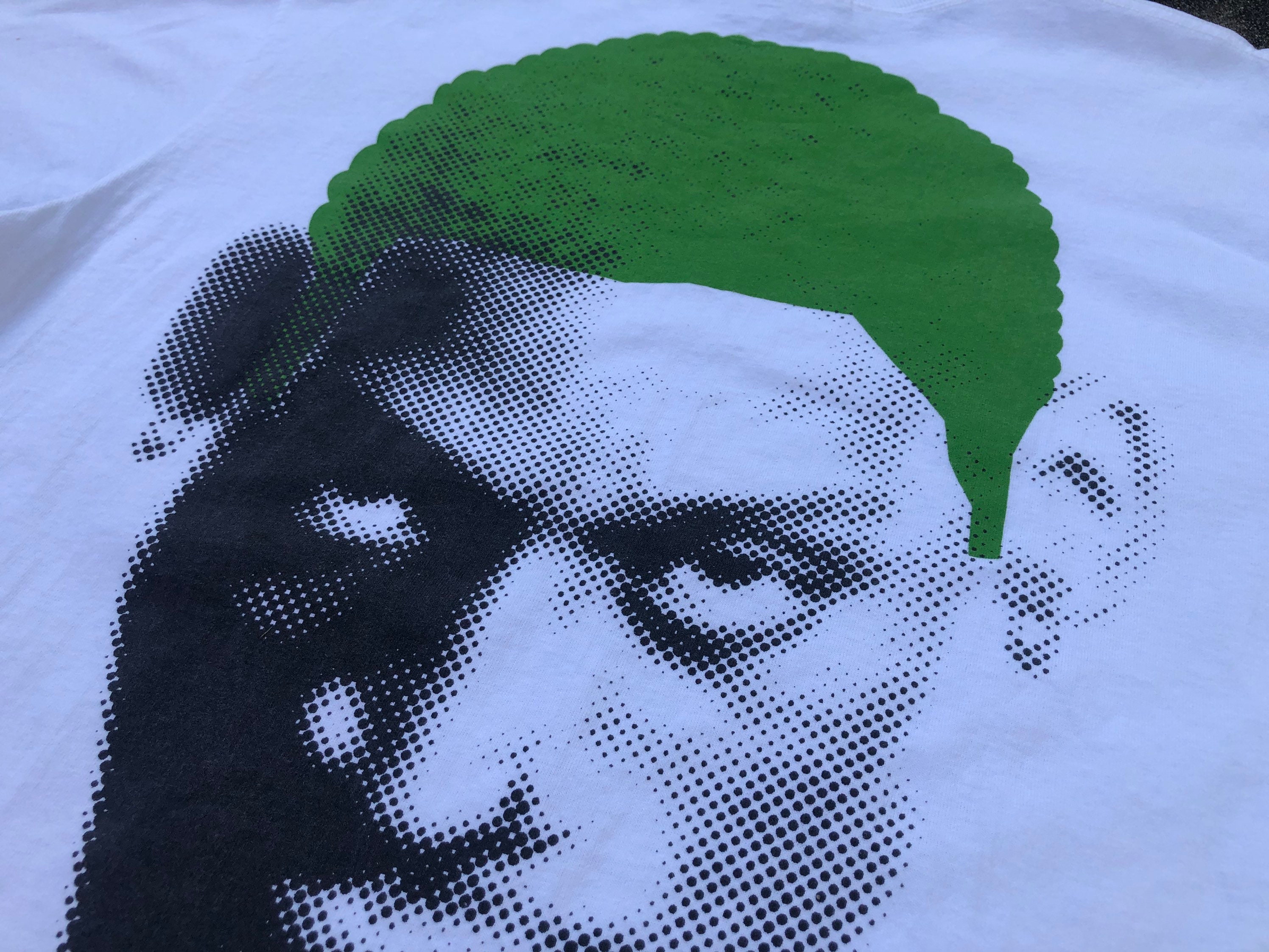 VTG Nike Dennis Rodman Green Hair Big Head T-shirt -  New Zealand