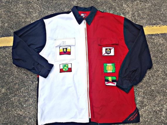 tommy hilfiger flag jacket