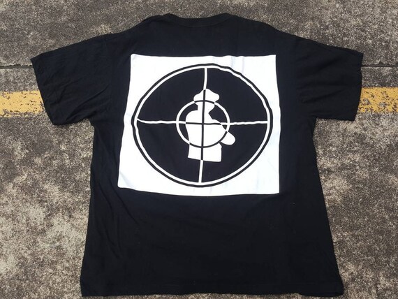 Public 90s Sided Double ByEtsy Vtg Enemy Shirt Big T Thrifted Logo QxoeBdCrWE