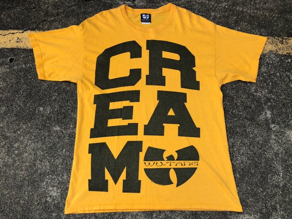 Vtg Wu Tang C R E A M Cash Rules Everything Around Me T Shirt Etsy
