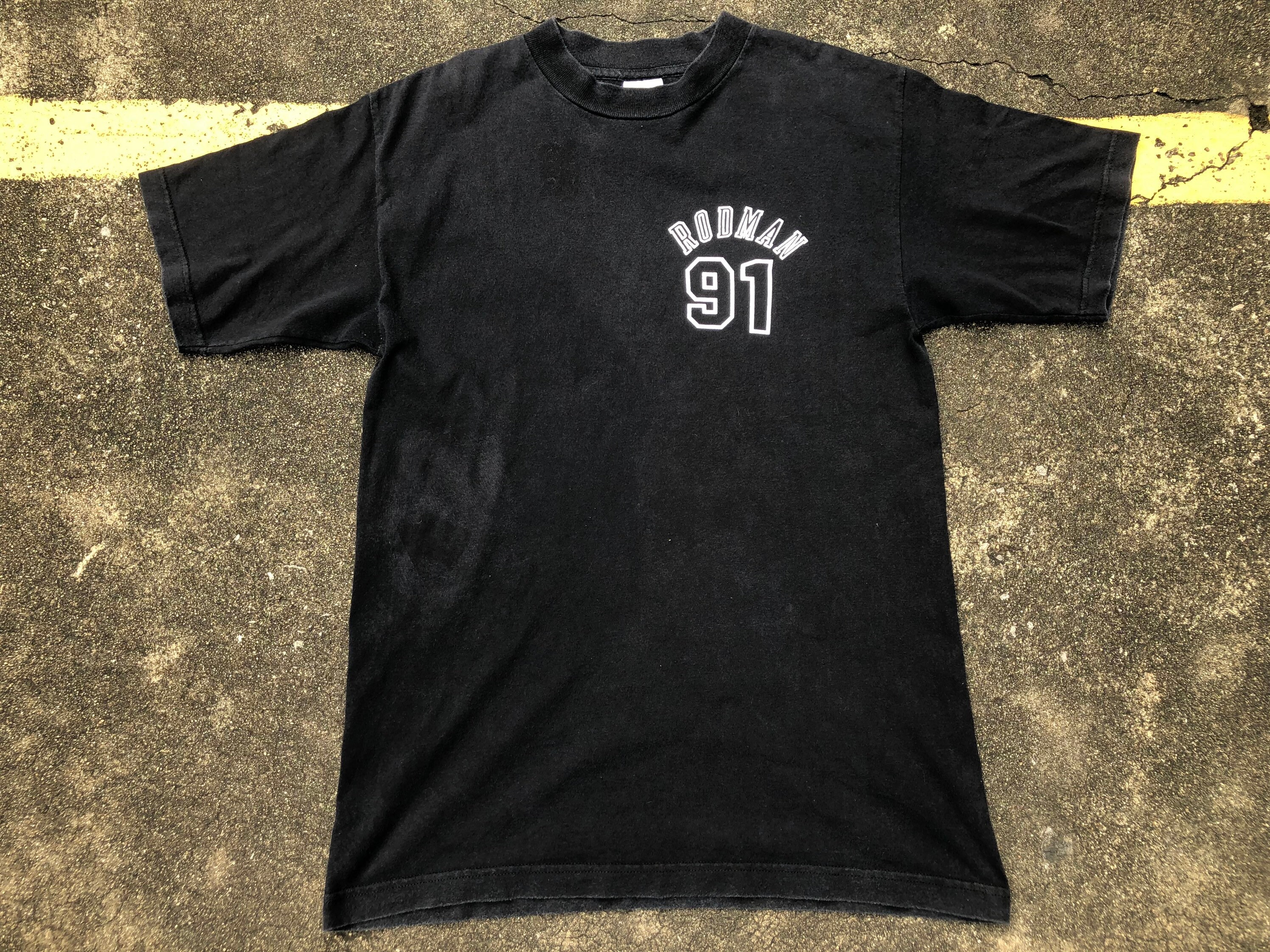 DENNIS RODMAN 91 Tシャツ Dennis Rodman 91 Chicago Bulls Mitchell and Ness HWC T-Shirt