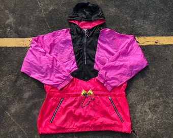 VTG Helly Hansen 90s Multicolor Pullover Windbreaker Jacket Thrifted by 90_TPT