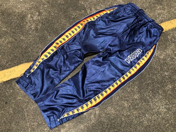 VTG KAPPA Trackpants Side Zip Hide Logo 90s - image 4