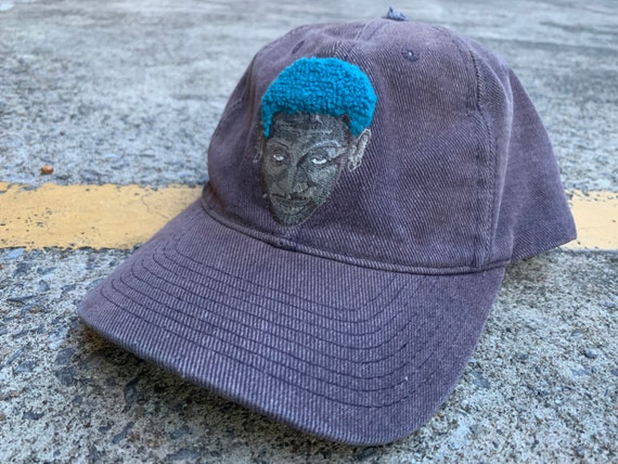 VTG NIKE Dennis Rodman Blue Hair 