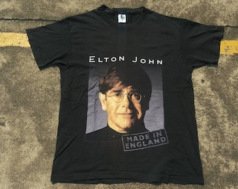 VTG Elton John Made in England Promo Tour T-Shirt
