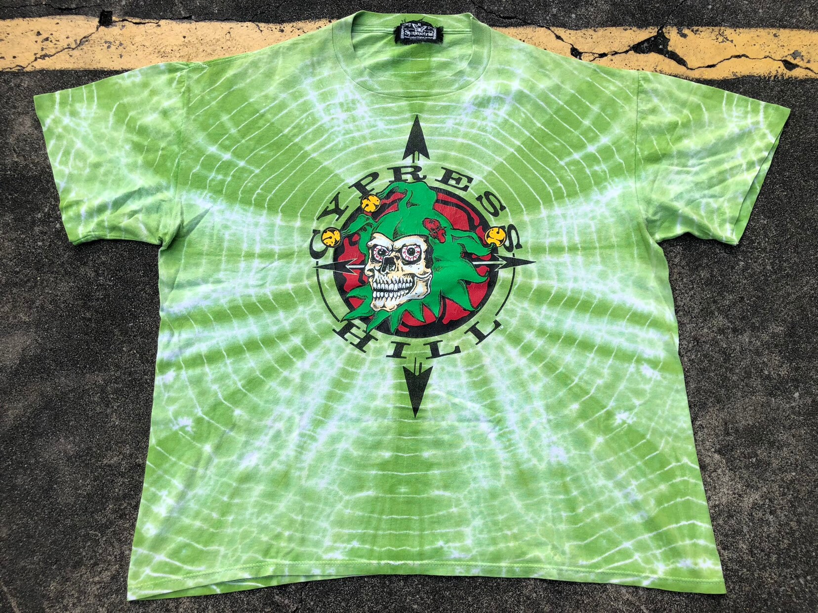 HYDE着 CLOWN DOLMAN SLEEVE TEE VTG Cypress Hill Tie Dye Smoking Clown Skull T-shirt - Etsy