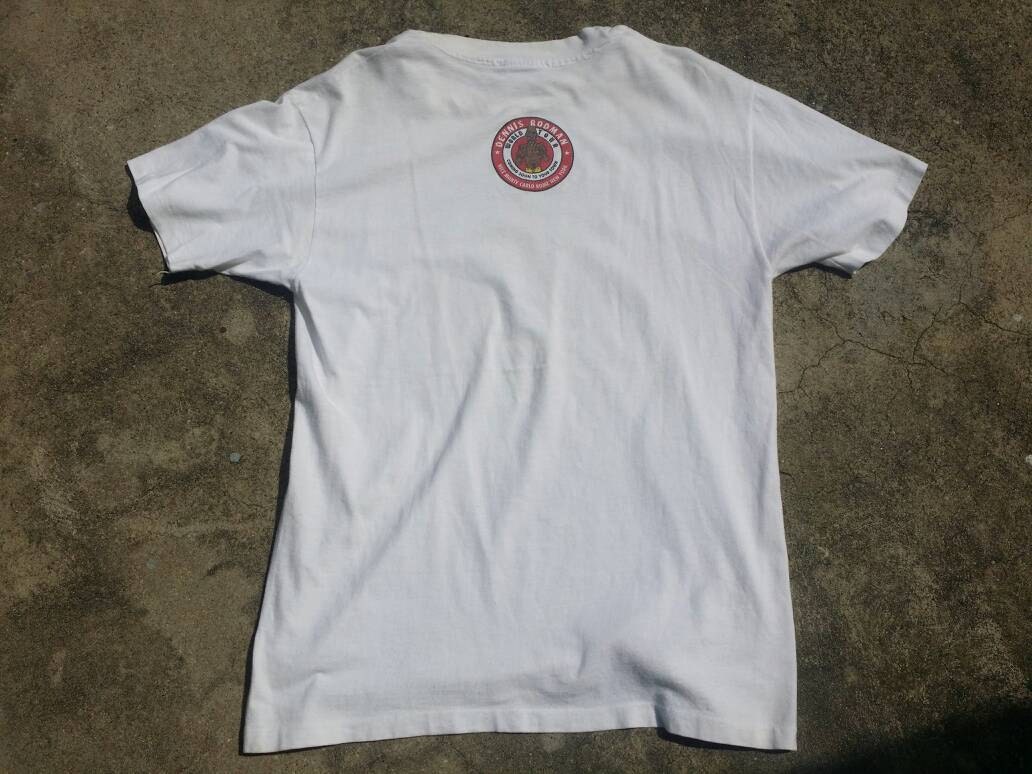 90s デニスロッドマン 1996年 MTV ワールドツアー ビンテージTシャツ VTG デニス ロッドマン シカゴ ブルズ 1996 MTV ワールド ツアー