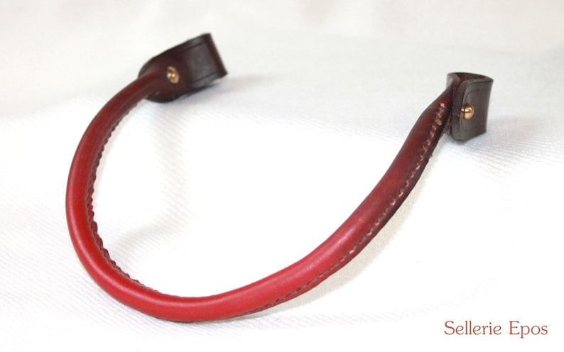 Handmade Red Horse browband