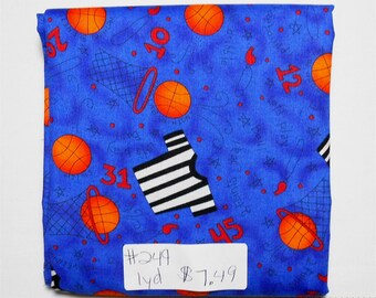 Basketball fabric flannel brown snuggle joann cotton