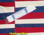 Fabric 4432 Old Glory 42pc. Layer Cake 10 quot x10 quot squares wilmington paisley swirl vine red white blue red beige dark blue patriotic Americana