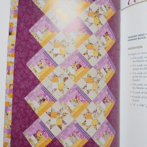 Book1864 Spotlight on Scraps-10 Pretty Quilts/Cindi Walker/develop color schemes/strip piecing/folded corners/fusible applique techniques image 8