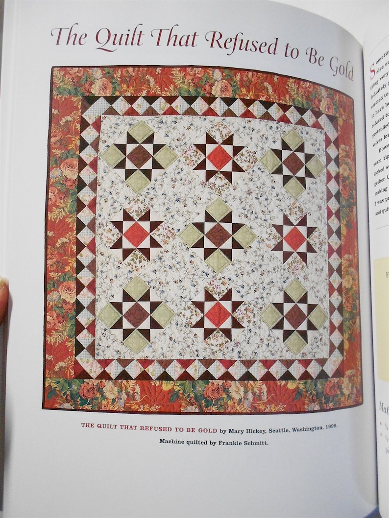 Book-The Simple Joys of Quilting 30 Timeless Quilt Projects Joan Hanson and Mary Hickey 159pgs.Hardcover Book-That Patchwork Place 1385 image 9