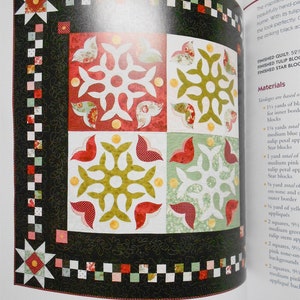 Book1864 Spotlight on Scraps-10 Pretty Quilts/Cindi Walker/develop color schemes/strip piecing/folded corners/fusible applique techniques image 6