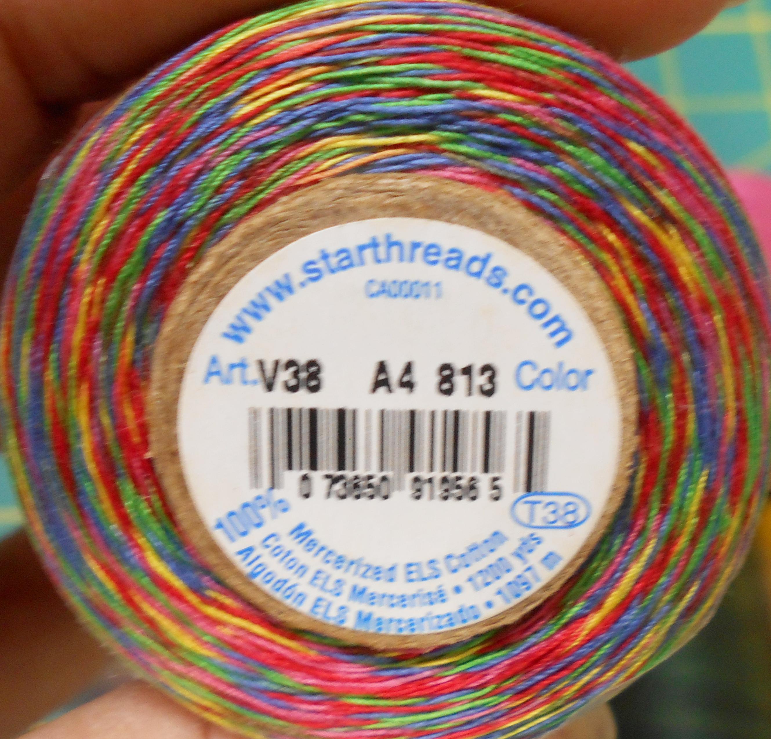 Star Threading Star Machine Quilting Thread- Variegated/1200yds/coats & Clark/over ...