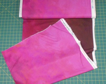 Tissu - Sundance Pink Sky Tons Ombre # 4348/Jennifer Sampou/Robert Kaufman/Rose cerise magenta bordeaux