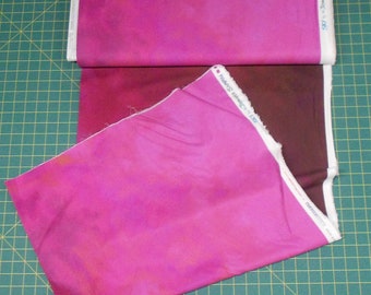 Fabric-Choose 1/2yd or 1yd  #4348 Sundance Pink Sky Tonal Ombre/Jennifer Sampou/Robert Kaufman/pink cerise magenta burgundy