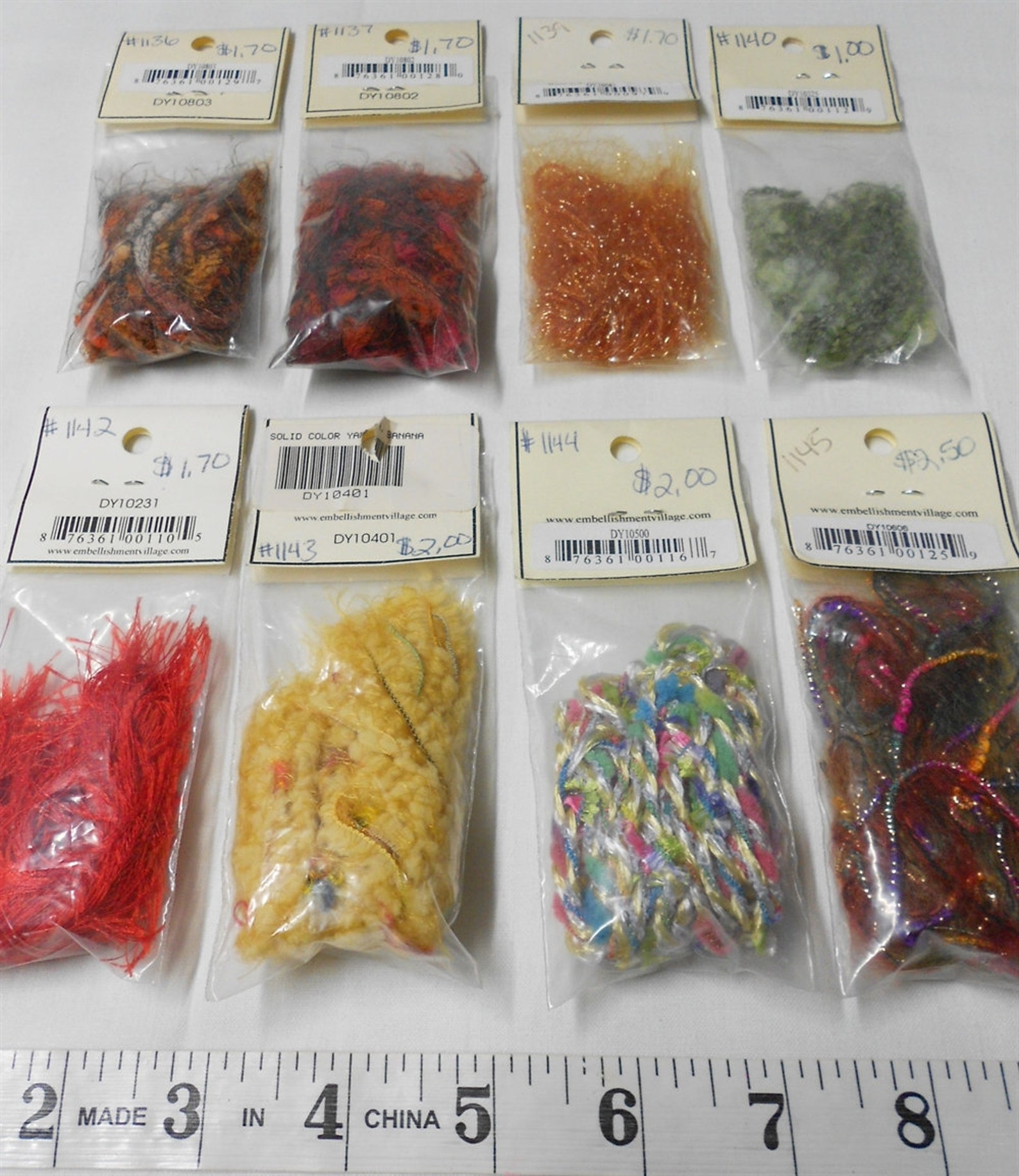 Embellishment Villageapprox. 3yd piece of yarncan be used Etsy