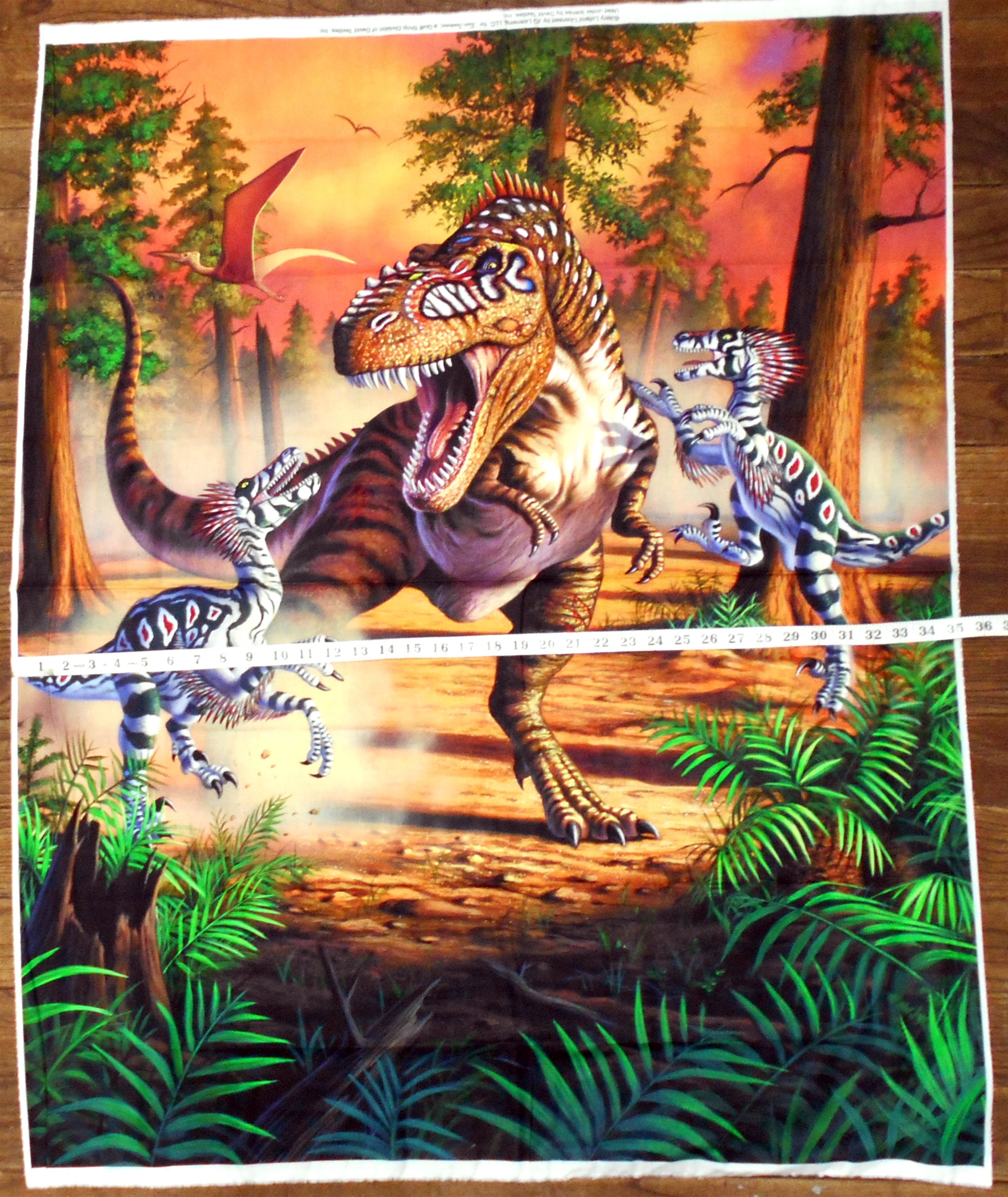 Realistic Dinosaur Panel 