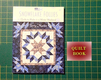 Quilt Book #891 Snowflake Follies/make in a weekend/Terry Martin/Patchwork Place/wall/throw/runner/fusible applique/redwork/embroidery