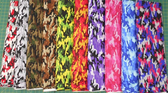 Fabric- 1yd Piece #4830 Camouflage/camo Fabric/purple/grey/black