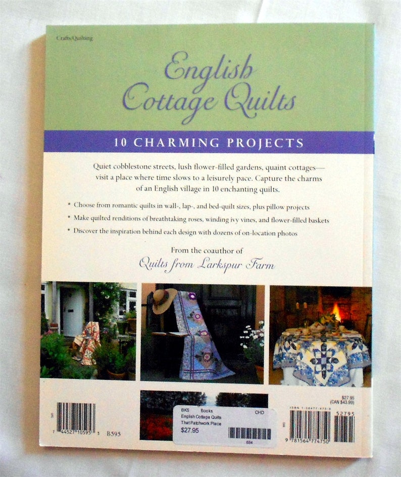 Bookenglish Cottage Quilts 10 Charming Projectspamela Mostek Etsy