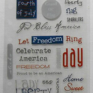 Scrapbooking Stickers-Phrase Cafe/Aged to Perfection/Just For You/Man's Best Friend/Cat's Meow/Friends/Give Thanks/Grand Ol' Flag/Bon Voyage Grand Ol' Flag