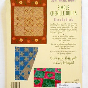 Book-Simple Chenille Quilts Block by Block Amy Whalen Helmkamp reversible That Patchwork Place/Martingale & Company 1515 image 2