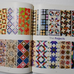 Book2334 S is for Scraps-18 great quilts Gayle Bong/picking fabrics for scrap quilting/bright/vibrant/traditional/star triangle nine patch image 10