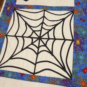 GLOW-In-The-DARK Halloween/Fall/Autumn Wall Hanging, Glow-In-The-Dark Bats/Spider Web/BOO 17 x 43 image 4