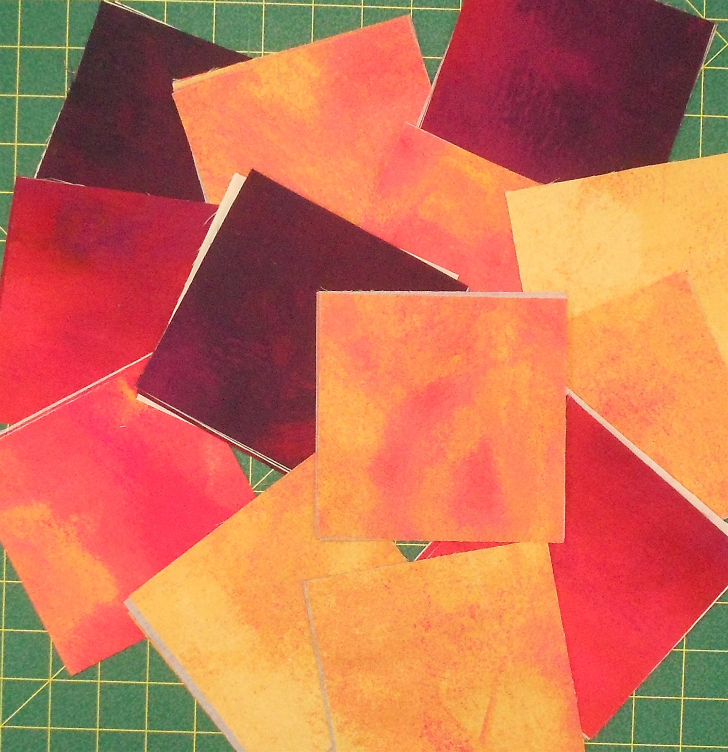 Fabric-56pc Sunset Ombre Charm Pack #4736/sky by Jennifer