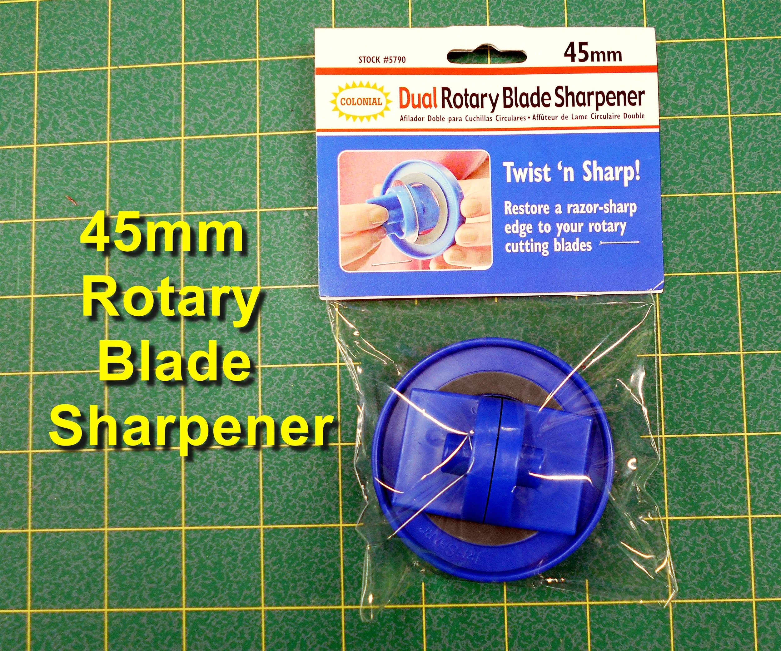 Omnigrid Dual Rotary Blade Sharpener - 45 mm