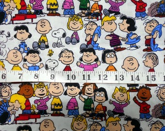 Bundle Di 5 FQ In Cotone Snoopy Circus - Tessuto Peanuts Per Patchwork E Cucito Creativo - 45x55 Cm