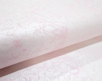 Cameo Fairy Frost Fabric #1798/Michael Miller/pale pink tones/fabric by the yard/shiny shimmer glitz
