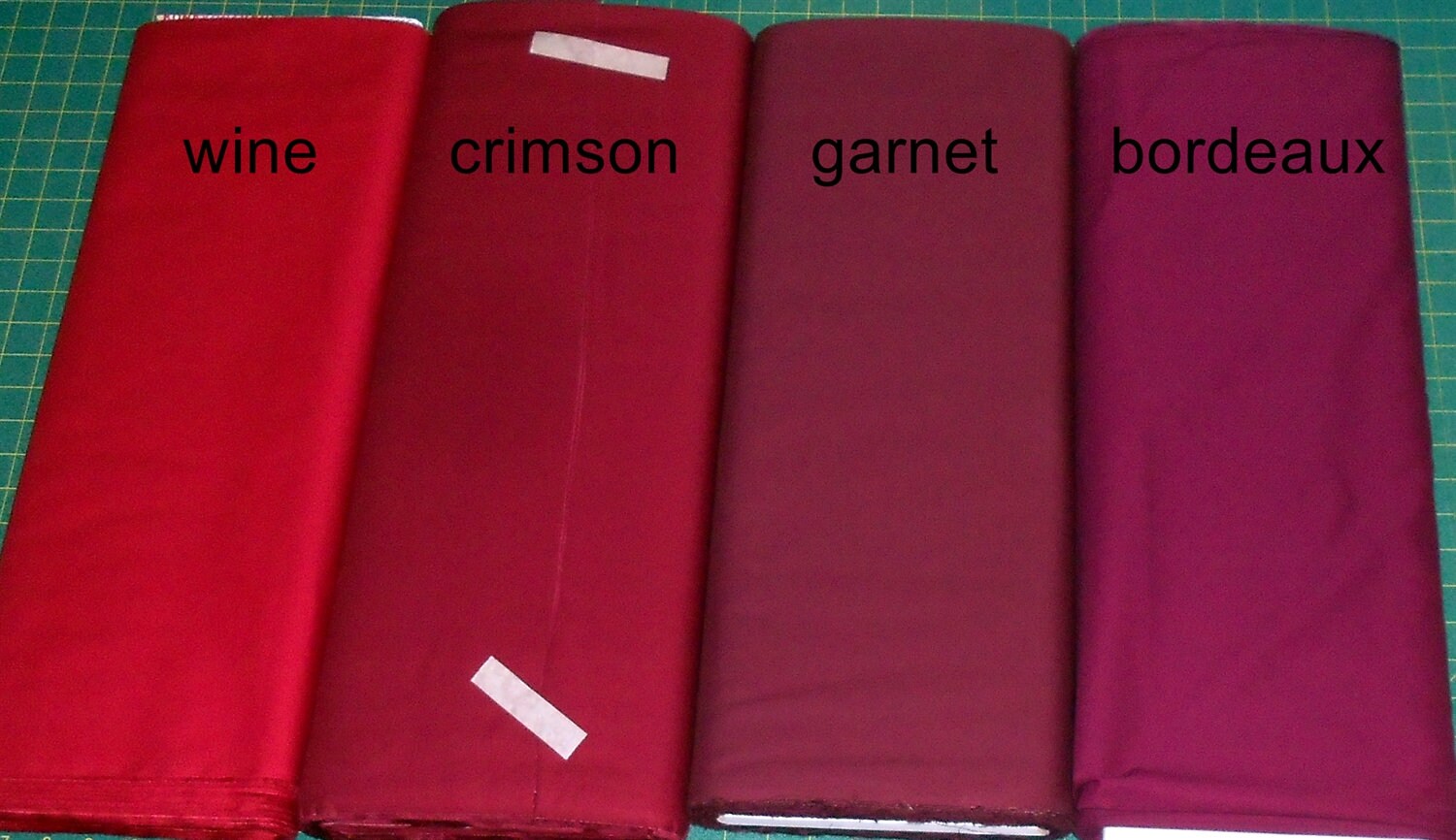 Robert Kaufman Kona Solid 100% Cotton Fabric - Rich Red - Quilt Fabric -  123Stitch