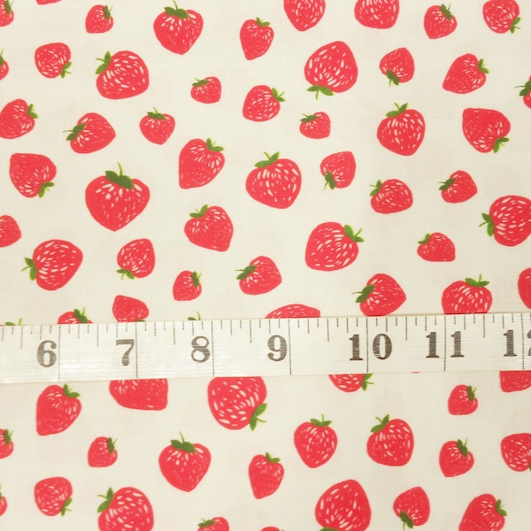 Strawberry Jam Fabric Etsy