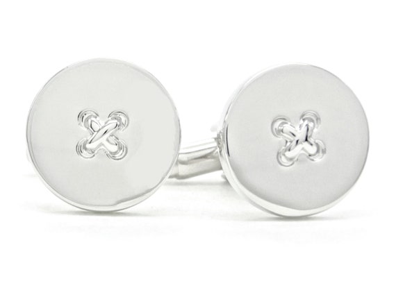 Stainless Steel Car Gearstick Cufflinks Silver UK Seller in gift bag
