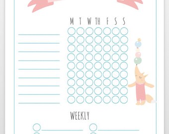 Household Checklist Cute Cleaning List Printable To Do List | Etsy
