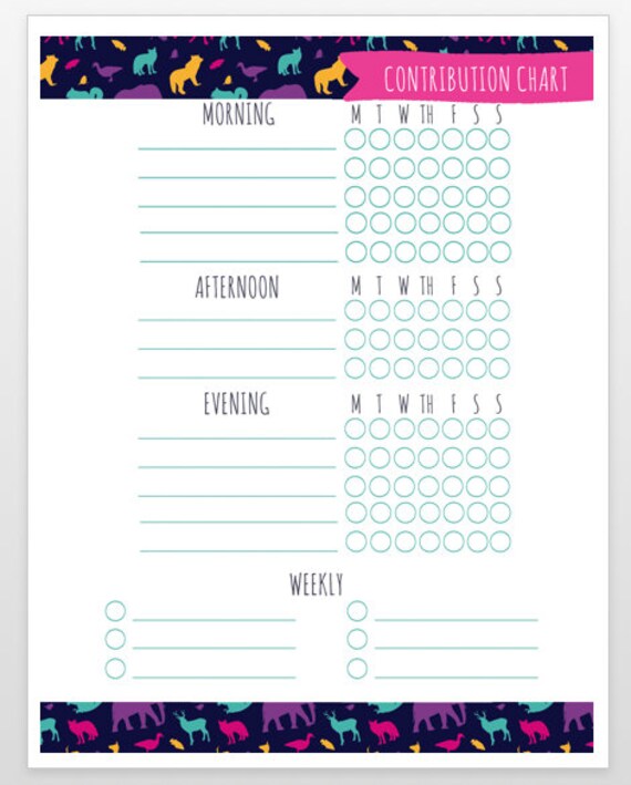 Customizable Chore Chart