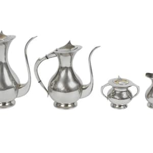 Mid Century Coffee/Tea Set of 4