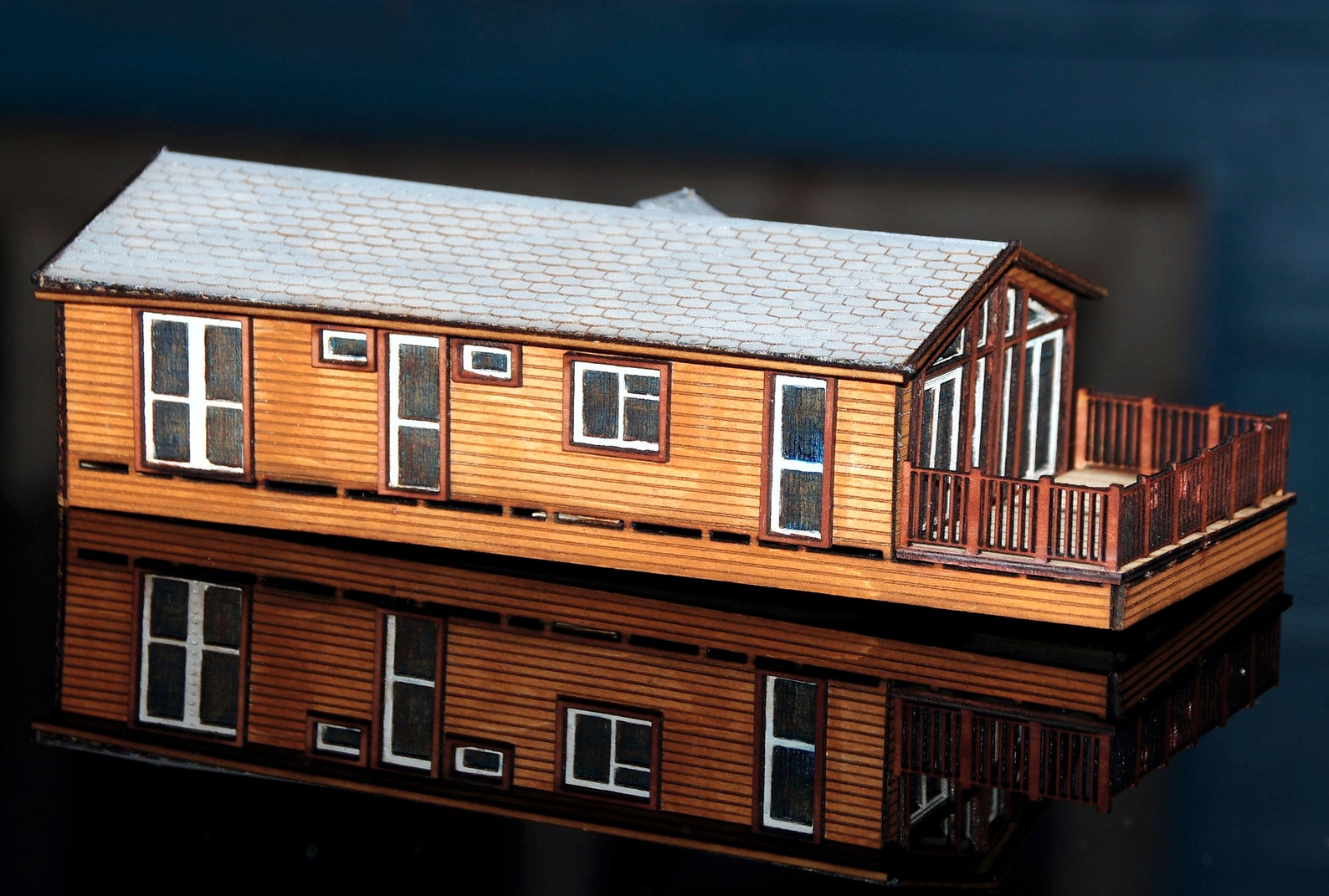 Handmade Basswood Holiday Lodge HO Scale Etsy