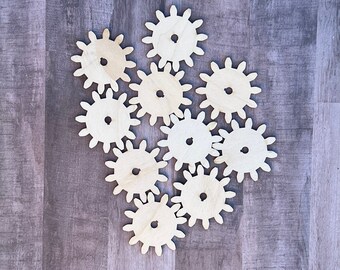 Wooden gears toy sales