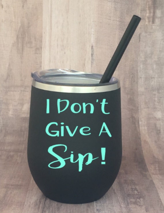 Condo Blues: DIY Personalized Insulated Wine Glass Tumblers