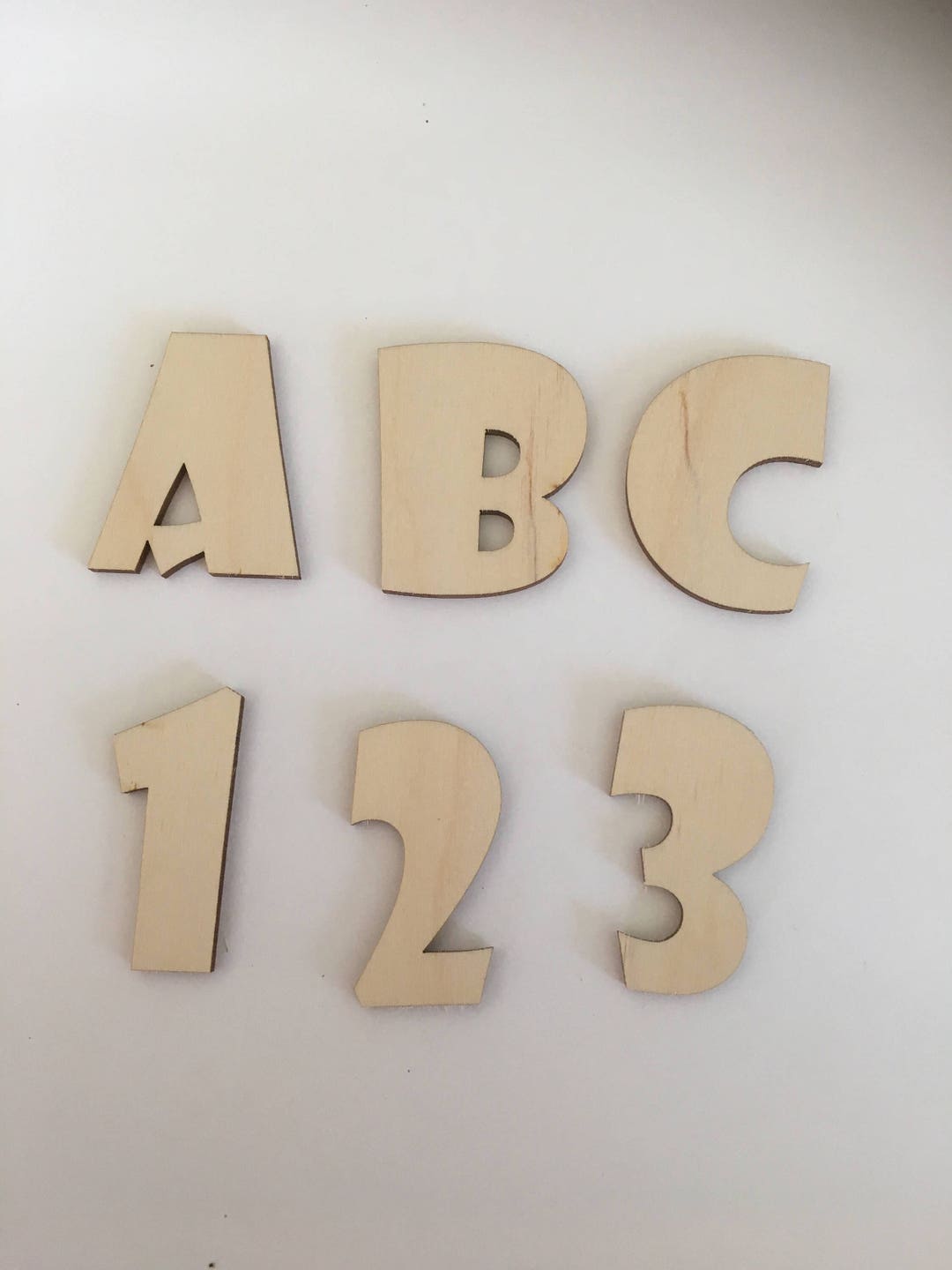 Laser Cut Wooden Letters, up to 16, Multiple Thickness, Wood Crafting