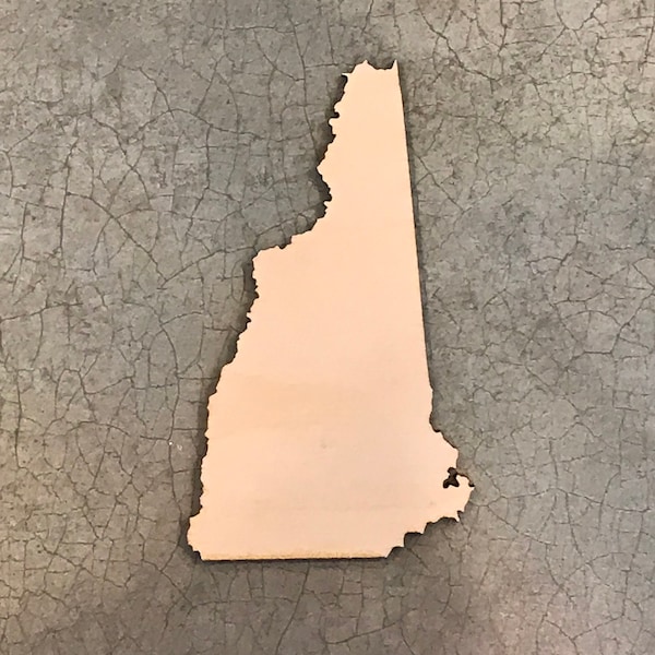 New Hampshire, NH,  Laser Cut Wood, Multiple Thickness, Sizes up to 60 Inches (5 feet), US States