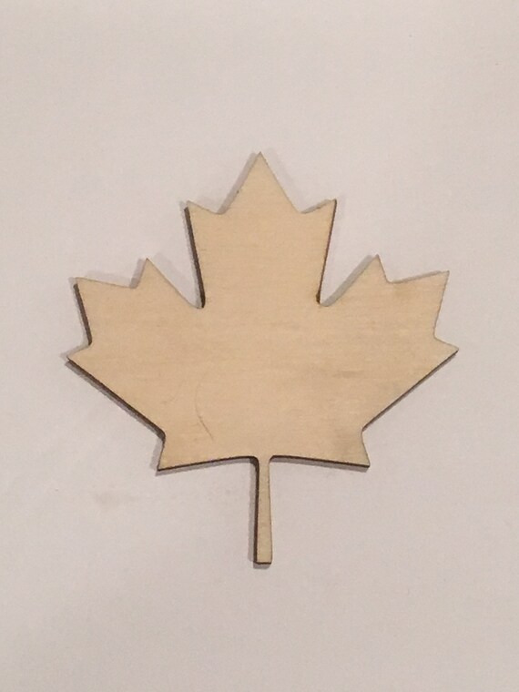 Laser Cut Wood Shape LEF10 Leaf