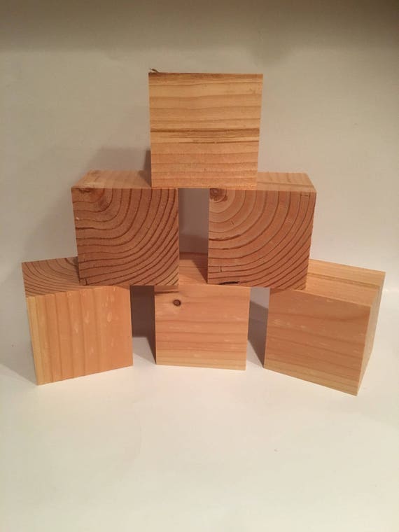  Wood Blocks for Crafts, 1.5 inch Unfinished Wood Cubes, 15 Pcs  Natural Wooden Blocks, Wood Square Blocks, Wooden Cubes for Arts and DIY  Projects, Puzzle Making