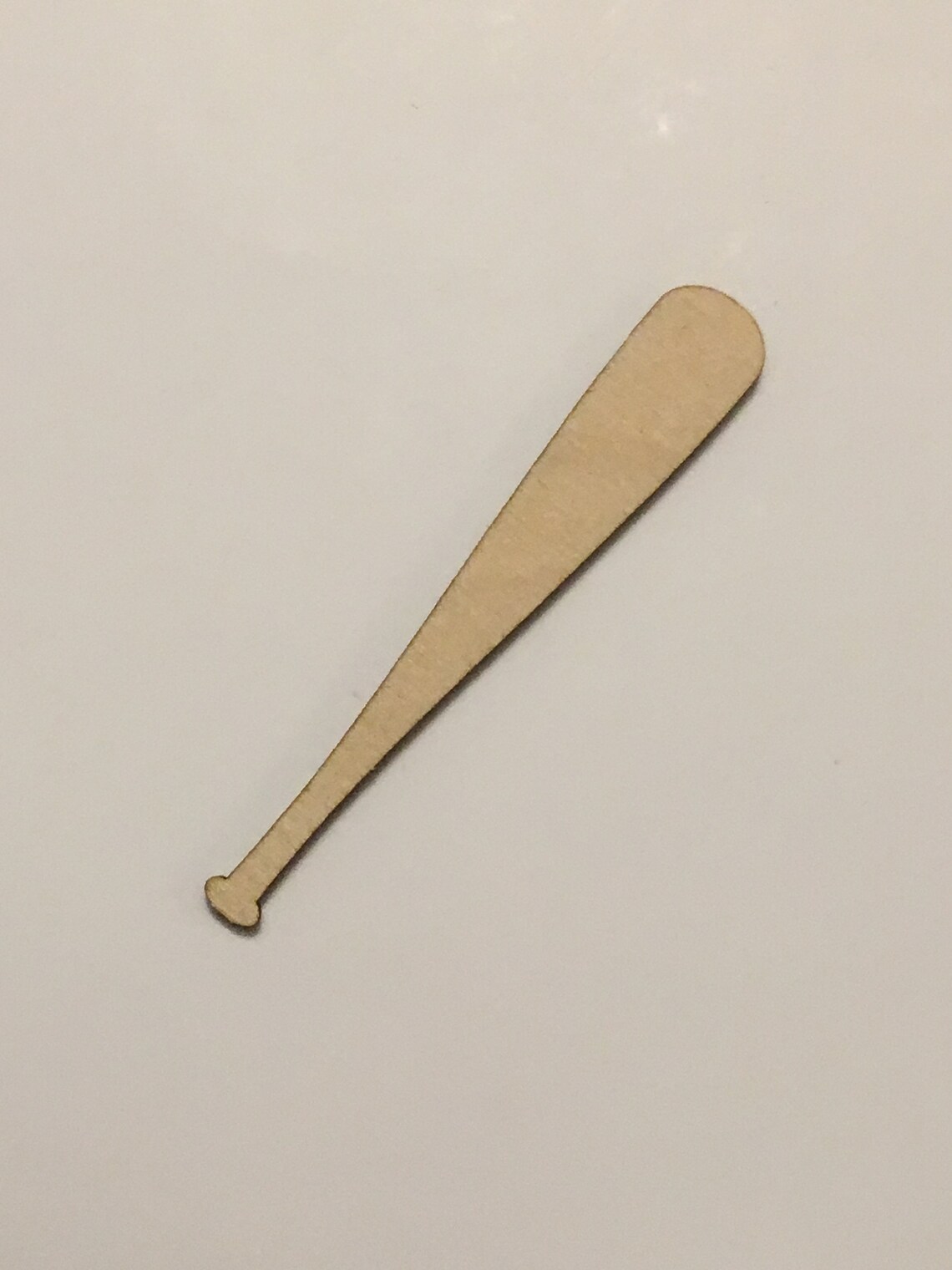 Wooden Bat Shape Baseball Laser Cut Wood A128 Etsy