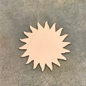 Blazing Sun, Laser Cut Wood, Multiple Thickness, Sizes up to 60 Inches.  Unfinished Crafting Wood, Craft Supplies A438